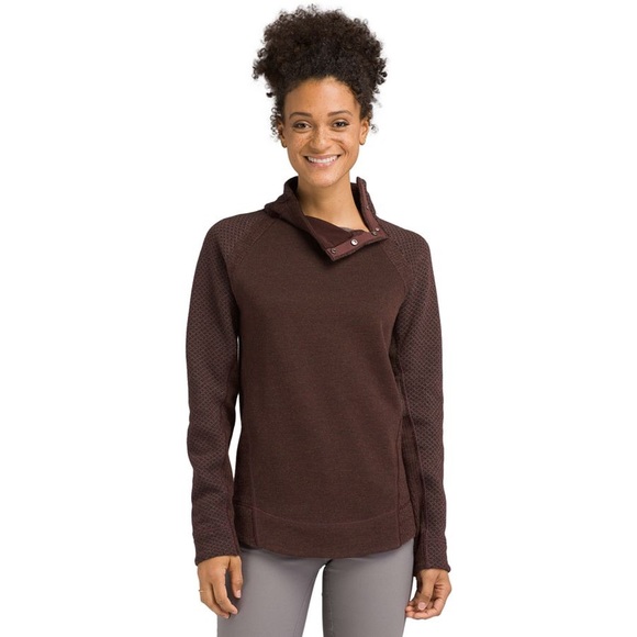 PrAna Brandie Sweater in cocoa heather - Picture 1 of 9
